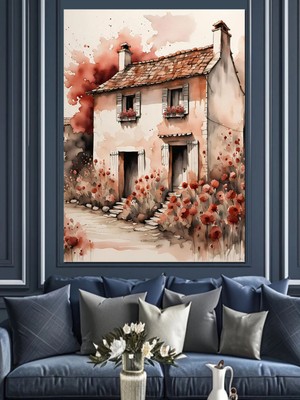 PremiumPort Şık Dekoratif Kanvas ve Mdf Ahşap Tablo ile Evinize Zarif Dokunuş