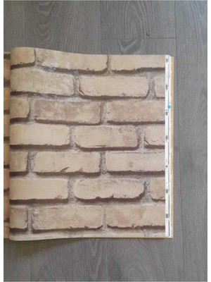 PremiumPort Gölge Efektli Gerçek Tuğla Görünümlü Duvar Kağıdı 5m²
