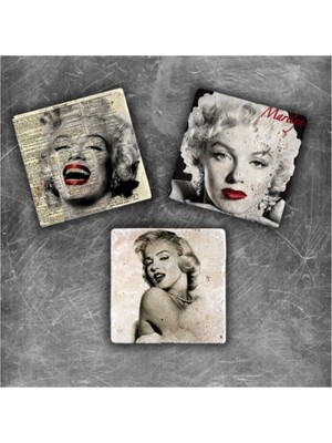 PremiumPort Doğal Taş Magnet 3'lü Set, Şık ve Enerji Dolu Dekorasyon Aksesuarı