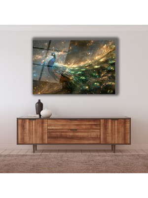 PremiumPort Renkli ve Şık Cam Tablo, Dekoratif Duvar Sanatı, Özel Hediye Fikirleri