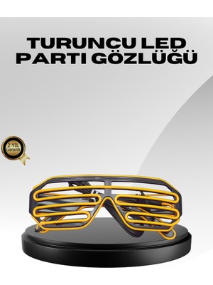 Işıklı Tasarımlı LED Gözlük Eğlence Aksesuarı