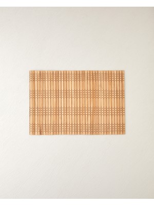 PremiumPort Bambu Amerikan Servis Seti, Şık ve Doğal Masa Düzeni Için Ideal