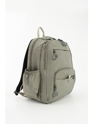 Sanmorris Unisex Çok Bölmeli Suya Dayanıklı Paraşüt Kumaş Laptop Bölmeli Okul ve Günlük Sırt Çantası