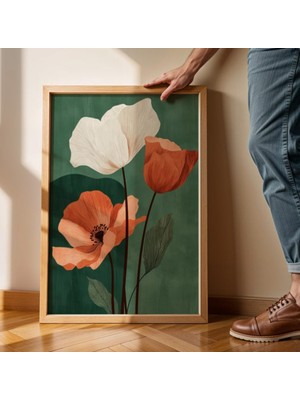 PremiumPort Şık ve Doğal Ahşap Çerçeveli Çok Amaçlı Duvar Dekoru