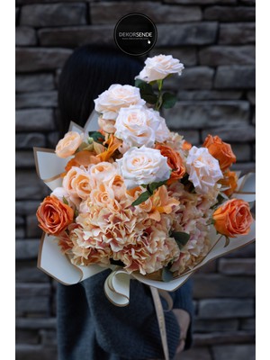 PremiumPort 70 cm Yapay Gül Dalı, Canlı ve Şık Dekoratif Çiçek