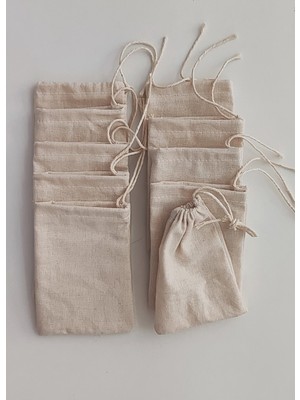 PremiumPort Çok Amaçlı 7X10 Kına ve Çerez Keseleri 10'lu Set, Pratik ve Şık Kullanım