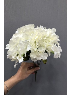 PremiumPort Beyaz Ortanca Çiçek, Zarif ve Doğal Dekorasyon Için Mükemmel Seçim
