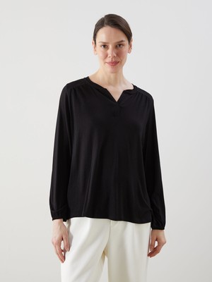 Lc Waikiki Yeni Sezon Kaçık Yaka Kadın Bluz