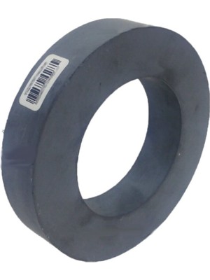PremiumPort Siyah Halka Mıknatıs 100X60X20 Mm, Güçlü ve Dayanıklı Ferrit Simit