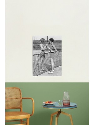 PremiumPort Siyah Beyaz Ahşap Tablo, Modern Dekoratif Sanat Eseri