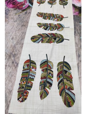 PremiumPort Dijital Baskılı Modern Runner 40X140CM, Şık ve Çekici Tasarım