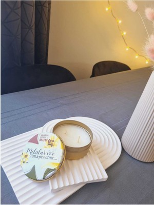 PremiumPort Magnesia Kokulu Vanilya Mum, 12 Saat Etkili, Teneğe Özel Kutu