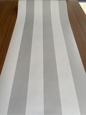 PremiumPort Gri Çizgili Duvar Kağıdı 2617, Şık ve Modern Dekorasyon Fırsatı