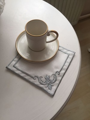 PremiumPort 6'lı Sunum Peçete Seti, Kokteyl ve Kahve Yanı Için Şık Tasarım