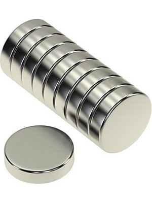 PremiumPort 2 Adet 20X5 mm Yuvarlak Neodyum Mıknatıs, Güçlü ve Dayanıklı Set