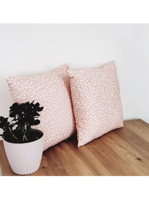 PremiumPort Jakarlı Kırlent Kılıfı Seti 45X45 Cm, 4'lü, Şık ve Kaliteli Tasarım