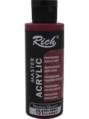 PremiumPort Akrilik Boya Master 120 cc Kan Kırmızı 120-151