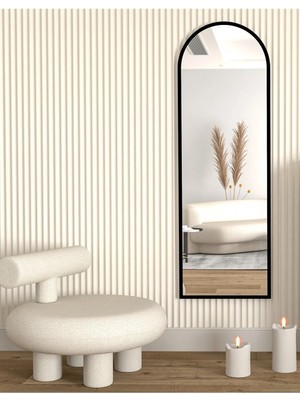 PremiumPort Beyaz 40X120CM Boy Aynası - Antre, Koridor, Salon, Yatak Odası, Ofis