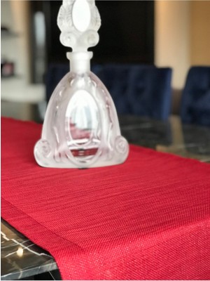 PremiumPort Parlak Simli Keten Runner 45X200CM, Şık ve Zarif Masa Örtüsü.