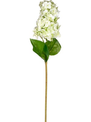 PremiumPort Yapay Ortanca Çiçek, 70 Cm, Islak Dokulu, Açık Yeşil, Zarif Dekoratif Parça