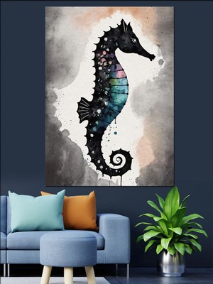 PremiumPort Denizatı Rüyası Dekoratif Kanvas ve Mdf Ahşap Tablo, Şık ve Zarif Dekorasyon