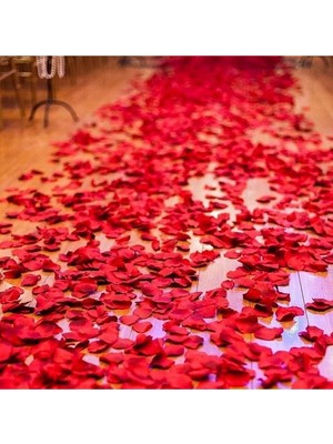 PremiumPort 5000 Adet Kuru Gül Yaprağı, 10 Paket, Romantik Süsleme Malzemesi