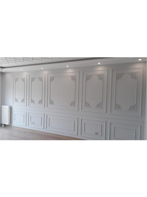 PremiumPort Dekoratif Boyanabilir Duvar Çıtası ve Köşe Motifleri Seti, Şık ve Özgün Tasarım