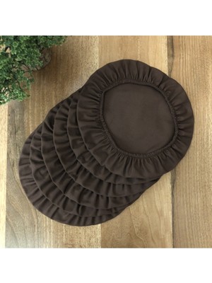 PremiumPort 6'lı Kahverengi Supla Kılıfı, Şık ve Koruyucu Amerikan Servis Seti