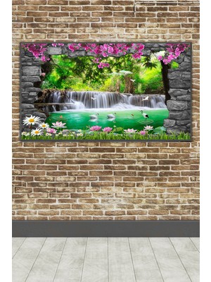 PremiumPort Doğa Temalı Kendinden Yapışkanlı Duvar Posteri, Estetik ve Kolay Uygulama