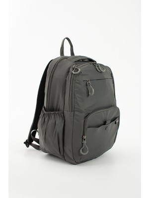 Sanmorris Unisex Çok Bölmeli Suya Dayanıklı Paraşüt Kumaş Laptop Bölmeli Okul ve Günlük Sırt Çantası