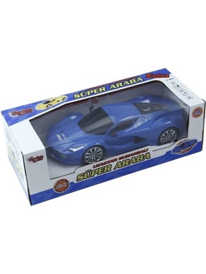 Vardem Uzaktan Kumandalı Full Fonksiyon Şarjlı Işıklı 25 cm Süper Araba VR-699-217A Mavi