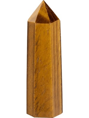 PremiumPort Doğal Kaplan Gözü Taşı Piramit Obelisk, Sağlıklı ve Enerjik Hissedin