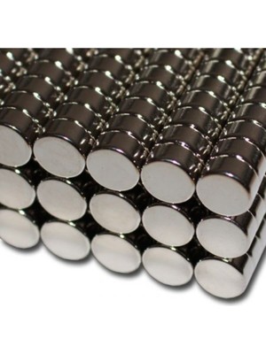 PremiumPort 20 Adet Çap 8mm x Kalınlık 5mm Süper Güçlü Neodyum Mıknatıslar