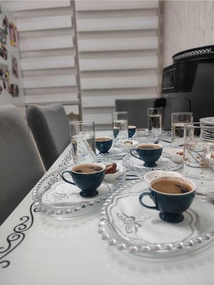 PremiumPort Şık Sunum Peçeteleri 6'lı Set, Kokteyl ve Kahve Yanı Için Uygun