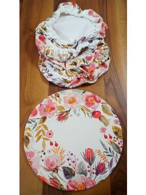 PremiumPort Nar Çiçeği Desenli 6'lı Supla Kılıfı, Şık ve Zarif Tasarım