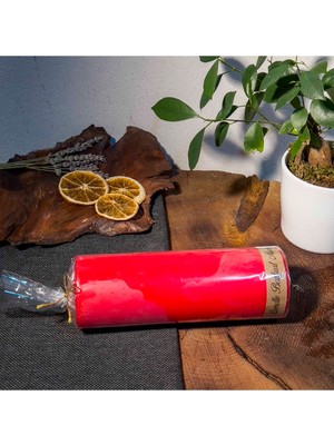 PremiumPort 20X7 Kütük Mum, Doğal ve Şık Dekoratif Ürün