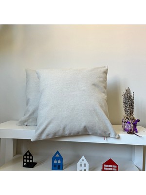 PremiumPort Japandi Tarzı Keten Kırlent Kılıfı, Modern ve Şık Ev Dekorasyonu