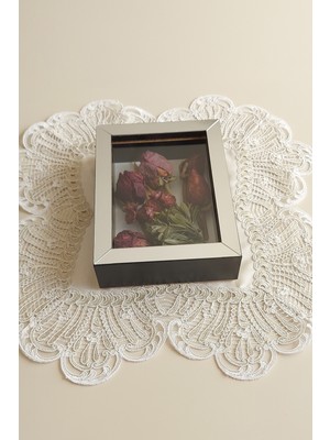 PremiumPort 15X20X5 cm Anı Çerçevesi, Çiçekli ve Gül Temalı Dekorasyon