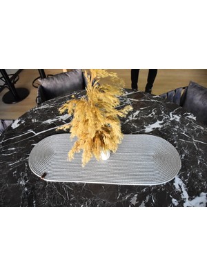 PremiumPort Şık Hasır Runner ve Amerikan Servisi Takımı, Dekor ve Sunum Için