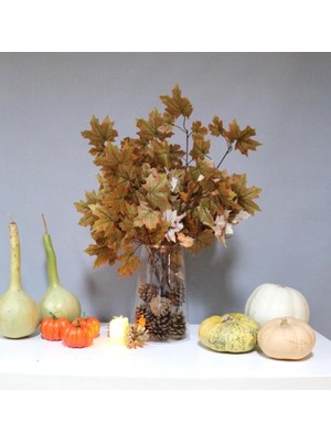 PremiumPort Doğal Sarı Yaprağı Dekoratif Aksesuar, Zarif ve Şık Tasarım