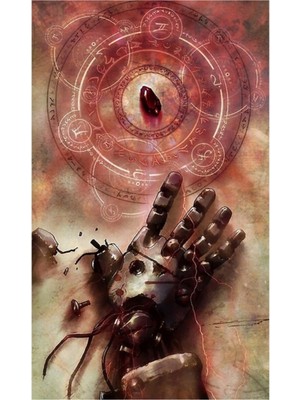 PremiumPort Fullmetal Simyacı Anime Ahşap Poster Dekorasyon, Şık ve Kaliteli Tasarım
