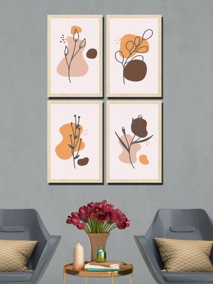 PremiumPort Modern Sanatsal Uv Baskı Mdf Art Tablo 40X30 ile Evinize Şıklık Katın