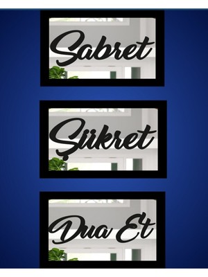 PremiumPort Motivasyon Temalı 3'lü Tablo Seti, Güç ve Pozitiflik Hissini Yansıtan Dekor