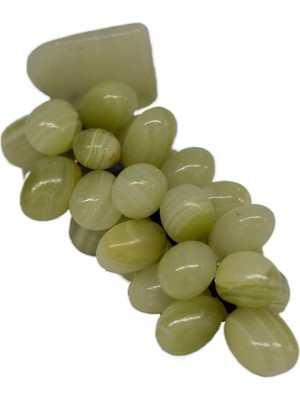 PremiumPort Doğal Taş Akik Üzüm Salkımı, Şık ve Zarif Takı Tasarımı