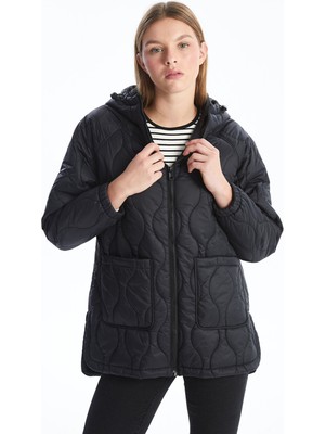 Lc Waikiki Yeni Sezon Kapüşonlu Kapitone Kadın Şişme Mont