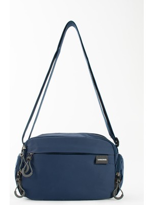 Sanmorris 4 Bölmeli Suya Dayanıklı Paraşüt Kumaş Yan Fermuar Detaylı Omuz Çantası 6030