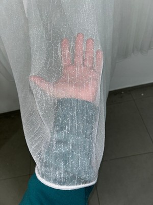 Ünverler Perde Şantuk Keten Premium Tül Perde - 3 Metre - Sık Pile 1/3