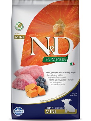 Hype Store N&d Pumpkin Kuru Köpek Maması, Tahılsız, Kuzu ve Yabanmersinli, Yavru Köpek Mini, 2.5kg