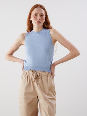 Lc Waikiki Yeni Sezon Bisiklet Yaka Kadın Triko Süveter