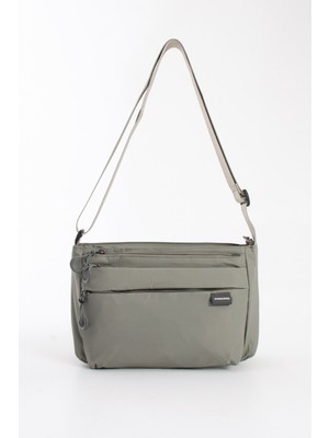 Sanmorris 6 Bölmeli Orta Boy Su Geçirmez Paraşüt Kumaş Çapraz Askılı Omuz Çantası 6026